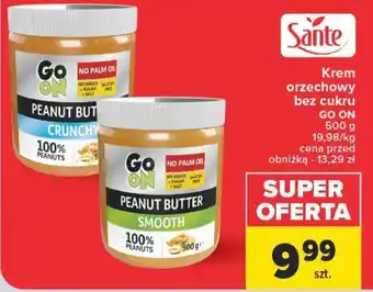 Carrefour Krem orzechowy bez cukru GO ON 500g oferta