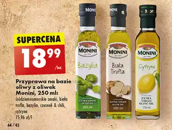 Biedronka Przyprawa na bazie oliwy z oliwek Monini, 250 ml oferta