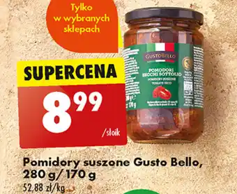 Biedronka Pomidory suszone Gusto Bello, 280 g/ 170 g oferta