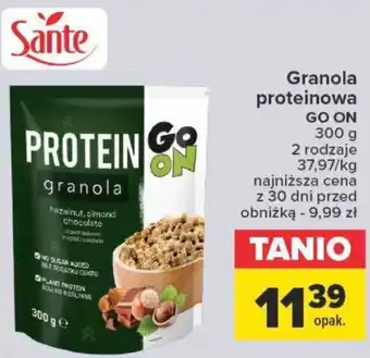 Carrefour Granola proteinowa GO ON 300g oferta