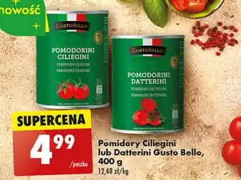 Biedronka Pomidory Ciliegini lub Datterini Gusto Bello, 400 g oferta