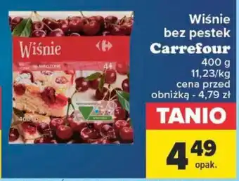 Carrefour Wiśnie bez pestek Carrefour 400g oferta