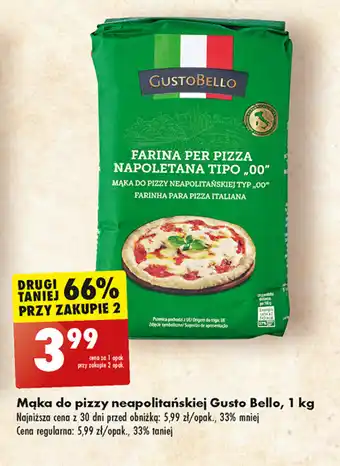 Biedronka Mąka do pizzy neapolitańskiej Gusto Bello, 1 kg oferta