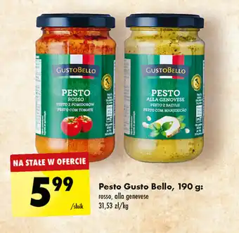 Biedronka Pesto Gusto Bello, 190 g oferta