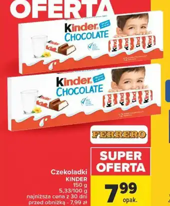 Carrefour FERRERO Czekoladki KINDER 150g oferta