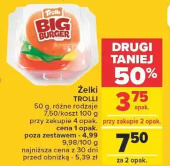Carrefour Żelki TROLLI 50g oferta
