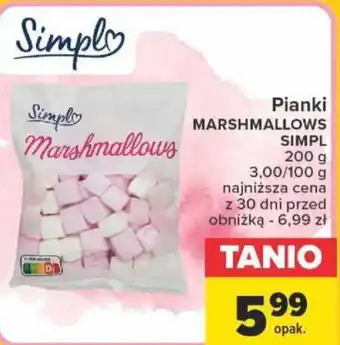 Carrefour Pianki MARSHMALLOWS SIMPL 200 g oferta