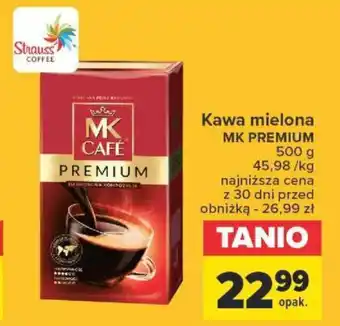 Carrefour Kawa mielona MK PREMIUM 500 g oferta