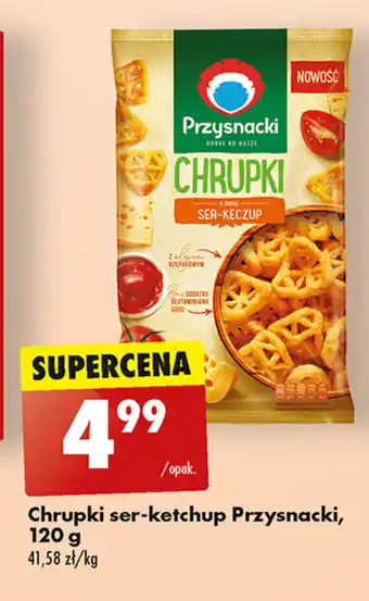 Biedronka Chrupki ser-ketchup Przysnacki, 120 g oferta