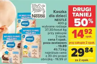 Carrefour Nestle Kaszka dla dzieci 400g oferta