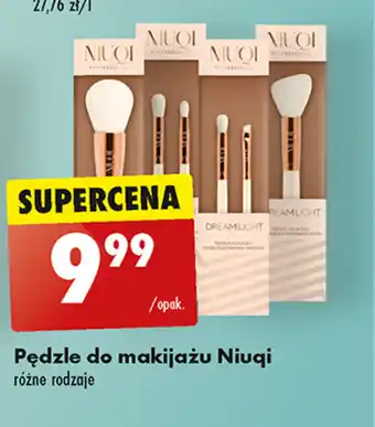 Biedronka Pędzle do makijażu Niuqi oferta