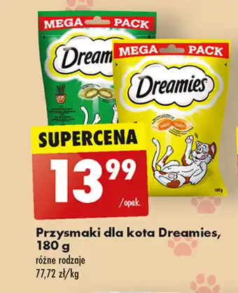 Biedronka Przysmaki dla kota Dreamies, 180 g oferta