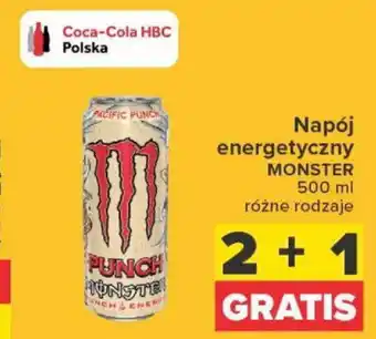 Carrefour Napój energetyczny MONSTER 500 ml oferta
