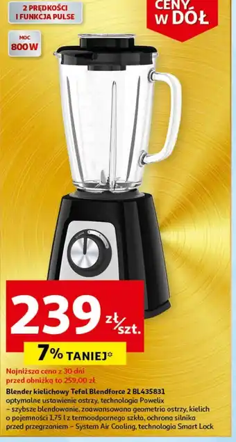 Auchan Blender kielichowy Tefal oferta