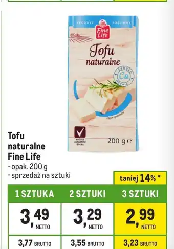 Makro Tofu Fine life oferta