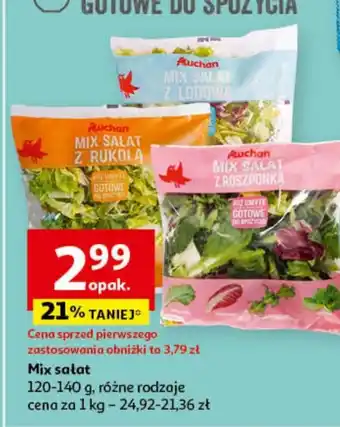 Auchan Mix sałat Auchan oferta