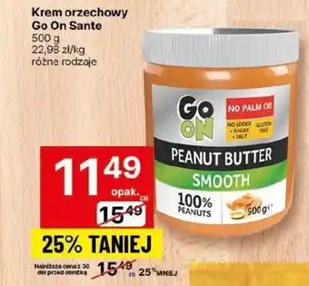 Delikatesy Centrum Krem orzechowy Sante Go On oferta