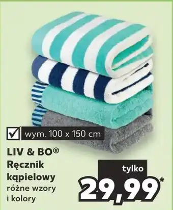 Kaufland Ręcznik kąpielowy Liv & BO oferta