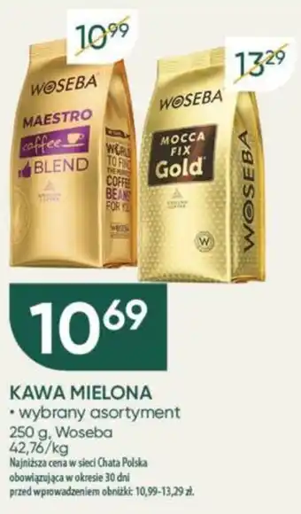 Chata Polska WOSEBA KAWA MIELONA 250 g oferta