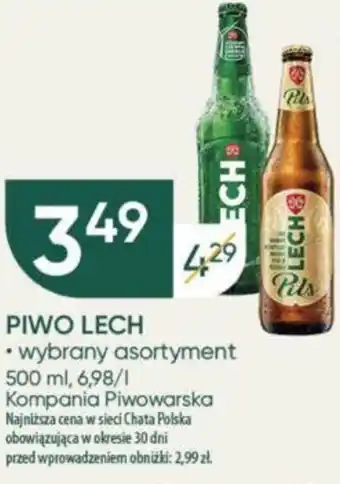 Chata Polska PIWO LECH 500 ml oferta