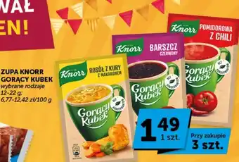 Groszek Zupka błyskawiczna Knorr oferta