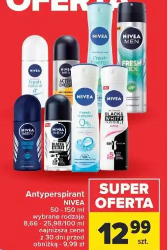 Carrefour Antyperspirant NIVEA 50-150ml oferta
