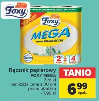 Carrefour Ręcznik papierowy FOXY MEGA oferta