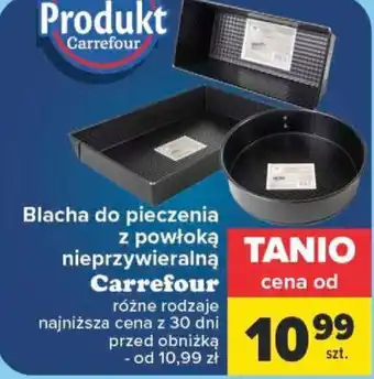 Carrefour Blacha do pieczenia z powłoką nieprzywieralną Carrefour oferta