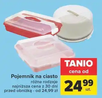 Carrefour Pojemnik na ciasto oferta