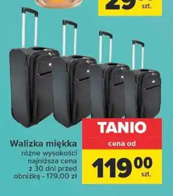Carrefour Walizka miękka oferta