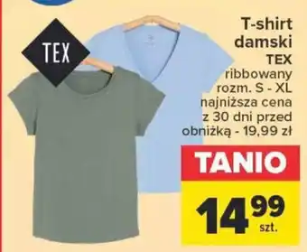 Carrefour T-shirt damski TEX oferta