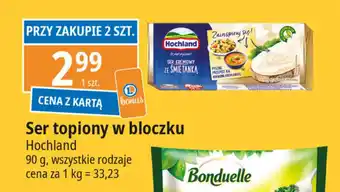 E.Leclerc Ser topiony w bloczku Hochland 90 g oferta