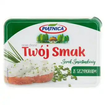 Topaz Piątnica Twój Smak Serek śmietankowy ze szczypiorkiem 135 g oferta