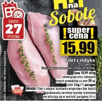 Topaz Filet z indyka Na dobre oferta
