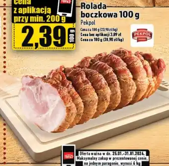 Topaz Rolada boczkowa Pekpol oferta