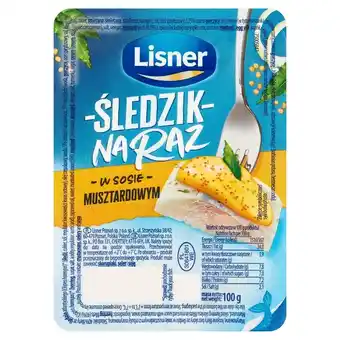 Euro Sklep Lisner Śledzik na raz w sosie musztardowym 100 g oferta