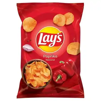 Euro Sklep Lay's Chipsy ziemniaczane o smaku papryki 130 g oferta