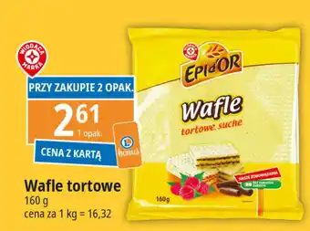 E.Leclerc Wafle tortowe 160 g oferta