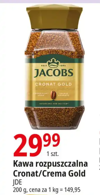 E.Leclerc Kawa rozpuszczalna Cronat/Crema Gold 200 g oferta
