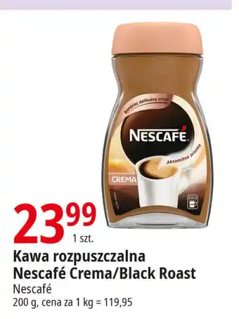 E.Leclerc Kawa rozpuszczalna Nescafé Crema/Black Roast Nescafé 200 g oferta