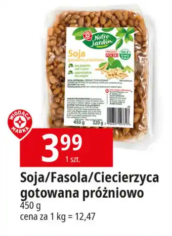 E.Leclerc Soja/Fasola/Ciecierzyca gotowana próżniowo 450 g oferta