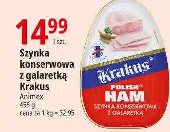E.Leclerc Szynka konserwowa z galaretką Krakus 455 g oferta