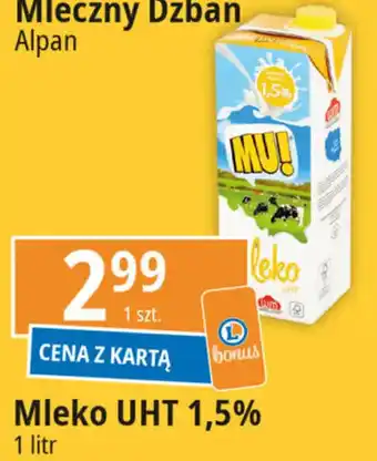 E.Leclerc Mleko UHT 1,5% 1 litr oferta