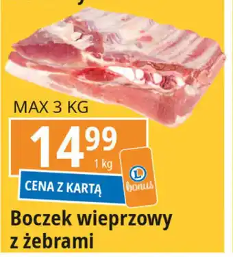 E.Leclerc Boczek wieprzowy z żebrami 1 kg oferta