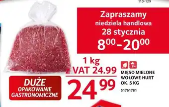 MIĘSO MIELONE WOŁOWE HURT 1 kg