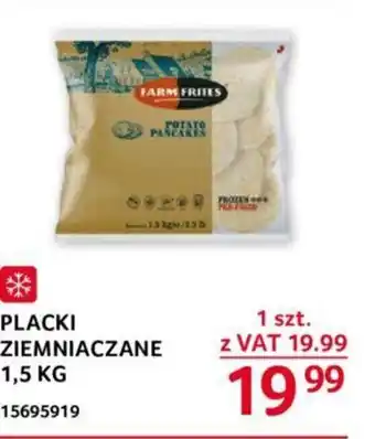 Selgros PLACKI ZIEMNIACZANE 1,5 KG oferta