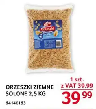 Selgros ORZESZKI ZIEMNE SOLONE 2,5 KG oferta