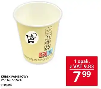 Selgros KUBEK PAPIEROWY 250 ML 50 SZT. oferta