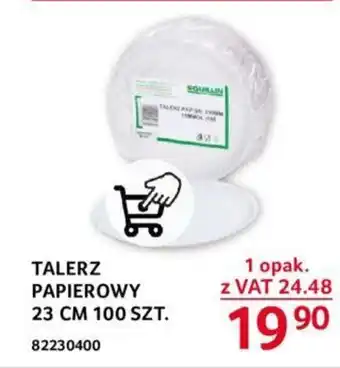 Selgros TALERZ PAPIEROWY 23 CM 100 SZT. oferta