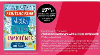 Empik Absolutnie rewelacyjna wielka księga łamigłówek Opracowanie zbiorowe oferta